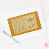 The Florence Nightingale Pledge Rechthoekige Sticker (Envelop)