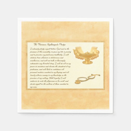 The Florence Nightingale Pledge Servet (Voorkant)
