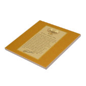 The Florence Nightingale Pledge Tegeltje (Zijkant)