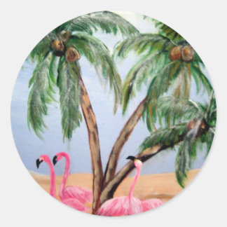 "The Florida Flamingos" Sticker