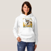 The Florida Panther Side View with Coreopsis  Hoodie (Voorkant volledig)