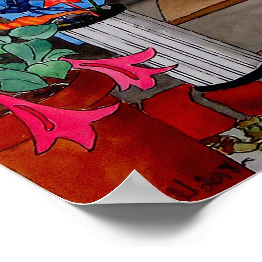 The Florist's Shop Poster (Hoek)