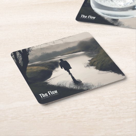 The Flow Kartonnen Onderzetters (Schuin)