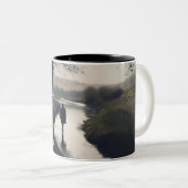 The Flow Tweekleurige Koffiemok (Voorkant rechts)