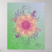 The Flower Experiment (Digitaal) van Julian P. Flo Poster (Voorkant)