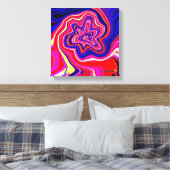 The flower in my garden canvas afdruk (Insitu (Slaapkamer))