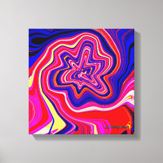 The flower in my garden canvas afdruk