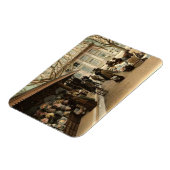 The Flower Market, Cannes France, 1915  Magneet (Linkerzijde)