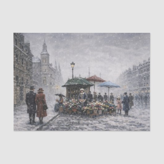 The Flower Market Tissuepapier (Voorkant)