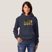 'The Flower Stand' Dames Hoodie (Voorkant volledig)