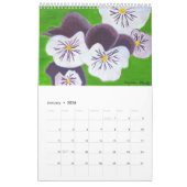 The Flower Year Calendar  Kalender (Jan 2026)