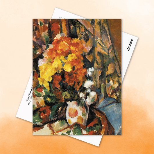 The Flowered Vase Paul Cezanne Briefkaart