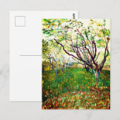The Flowering Orchard (1888) door Vincent Van Gogh Briefkaart (Voorkant / Achterkant)