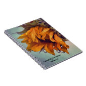 The Flowers of Faith Sunflower Art Love Prayer Jou Notitieboek (Rechterzijde)