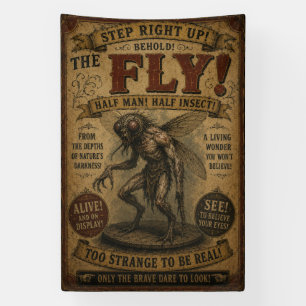 The Fly – Half Mens Half Insect Vintage Freakshow Spandoek