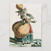 The Flying Coquette, c.1784 (kleurengravure) Briefkaart (Voorkant)