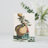 The Flying Coquette, c.1784 (kleurengravure) Briefkaart (Staand voorkant)