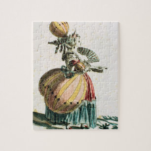 The Flying Coquette, c.1784 (kleurengravure) Legpuzzel