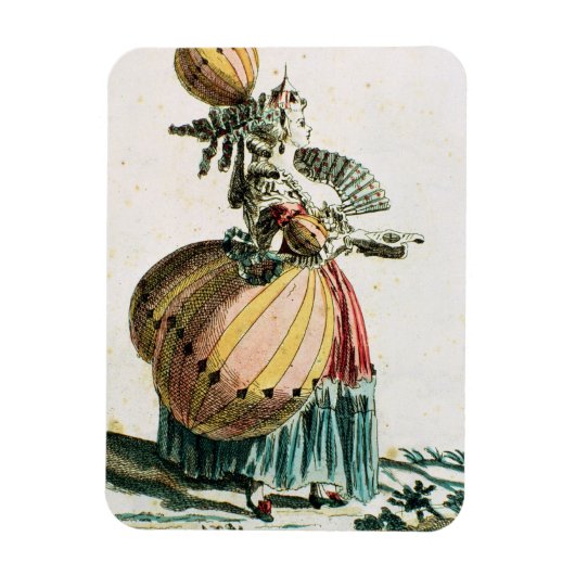 The Flying Coquette, c.1784 (kleurengravure) Magneet (Verticaal)