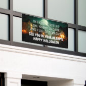 The Fog is Rising Quote Spandoek (Buitenkant Gebouw)