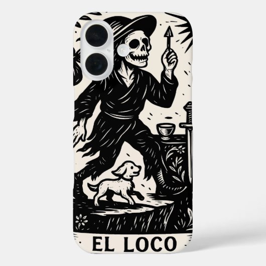 The Fool Tarot Card Art Print Case-Mate iPhone Case (Achterkant)