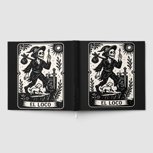 The Fool Tarot Card Art Print Gastenboek (Volledig)