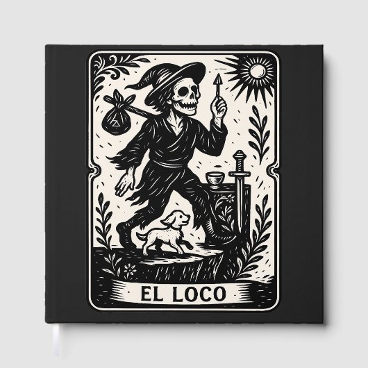 The Fool Tarot Card Art Print Gastenboek (Voorkant)