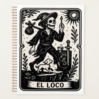 The Fool Tarot Card Art Print Planner