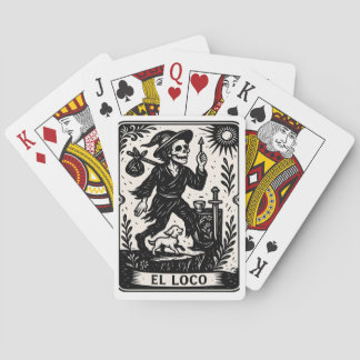 The Fool Tarot Card Art Print Pokerkaarten