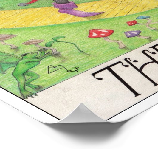 The Fool tarot card Poster (Hoek)