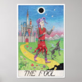 The Fool tarot card Poster (Voorkant)