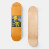 "The Fool" Tarot Kaart Skateboard Deck (Voorkant)