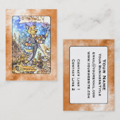 The Fool Tarot Visitekaartje (Voorkant / Achterkant)