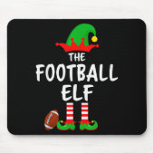 The Football Elf Matching Family Christmas  Muismat (Voorkant)