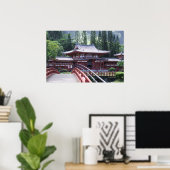 The Footbridge - Byodo-In Temple Poster (Thuiskantoor)