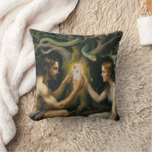 The Forbidden Fruit - Adam and Eve Kussen (Deken)