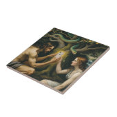 The Forbidden Fruit - Adam and Eve Tegeltje (Zijkant)