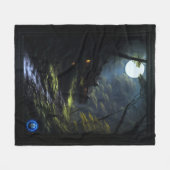The Forest Dwellers AI Concept Art van Xzendor7 Fleece Deken (Voorkant (Horizontaal))