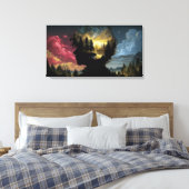 The Forest from the Trees Canvasprint Canvas Afdruk (Insitu (Slaapkamer))