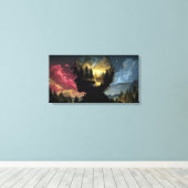 The Forest from the Trees Canvasprint Canvas Afdruk (Insitu (Houten vloer))