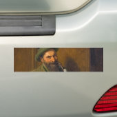 The Forest Ranger (door Eduard von Grützner) Bumpersticker (Op auto)