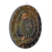 The Forest Ranger (door Eduard von Grützner) Dartbord (Voorkant Links)