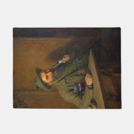 The Forest Ranger (door Eduard von Grützner) Deurmat