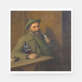 The Forest Ranger (door Eduard von Grützner) Servet