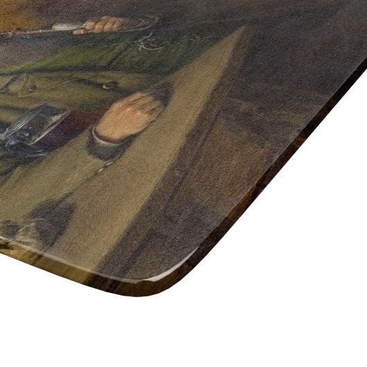 The Forest Ranger (door Eduard von Grützner) Snijplank (Hoek)