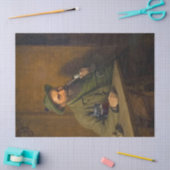 The Forest Ranger (door Eduard von Grützner) Tissuepapier (Craft)