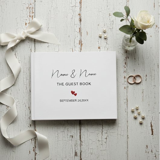 The Forever Chapter – Elegant Personalized  Gastenboek