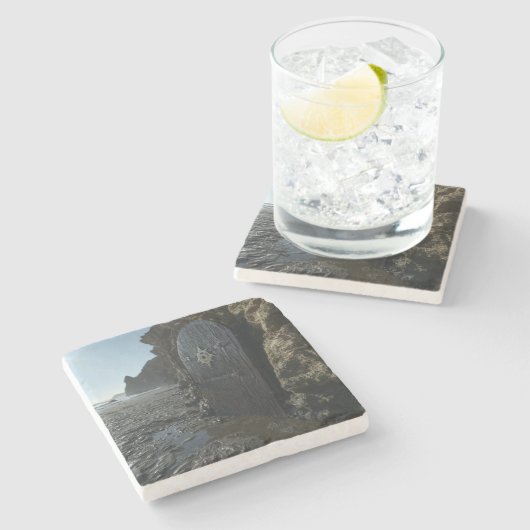 The Forgotten Door in the Sands Stenen Onderzetter (Zijkant)