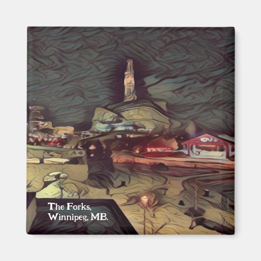 The Forks Winnipeg, MB. Magnet (Voorkant)