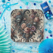 The Formal Fiends – Gothic Floral Design Papieren Bordje (Feest)